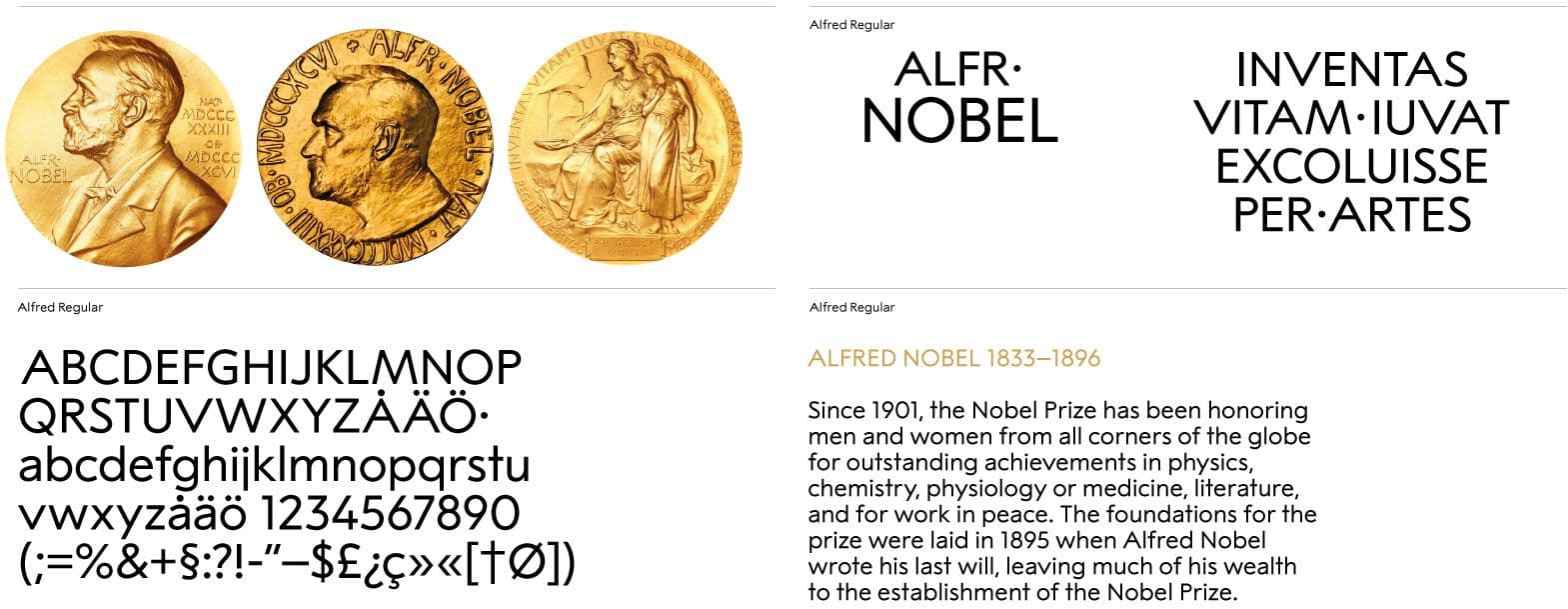 Nobel Prize wordmark lockup
