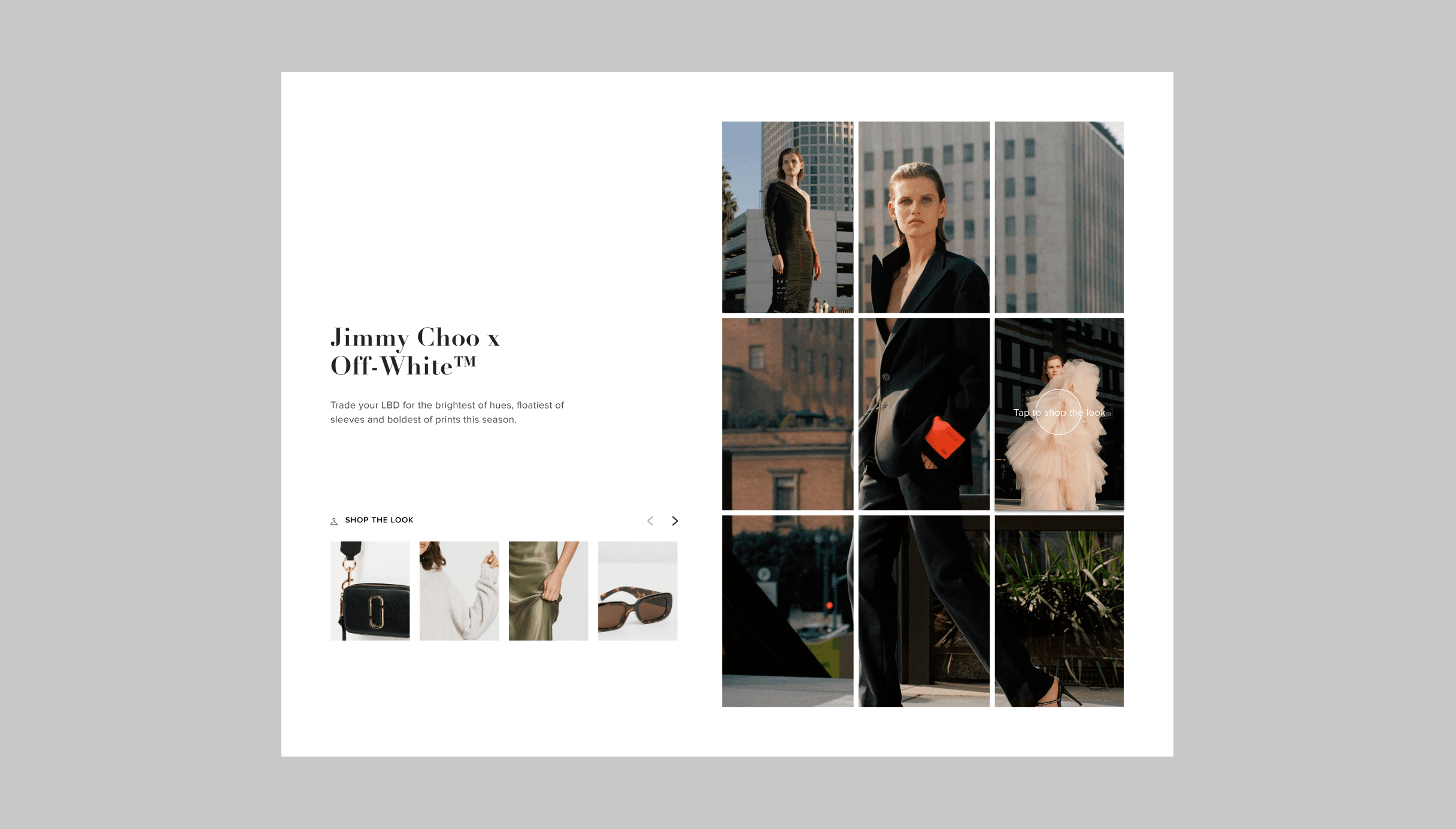 Shop the look module